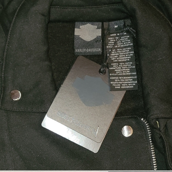 NO LONGER AVAIL NWT Harley Davidson Zip Up Moto Jacket w Hood *!HOST PICK🤩 - Picture 3 of 7